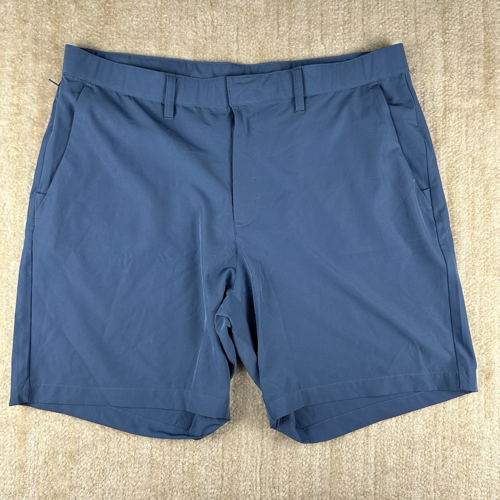Fabletics Shorts Mens XL Navy Blue The Fundamental Athletic ‎ 7" Inseam